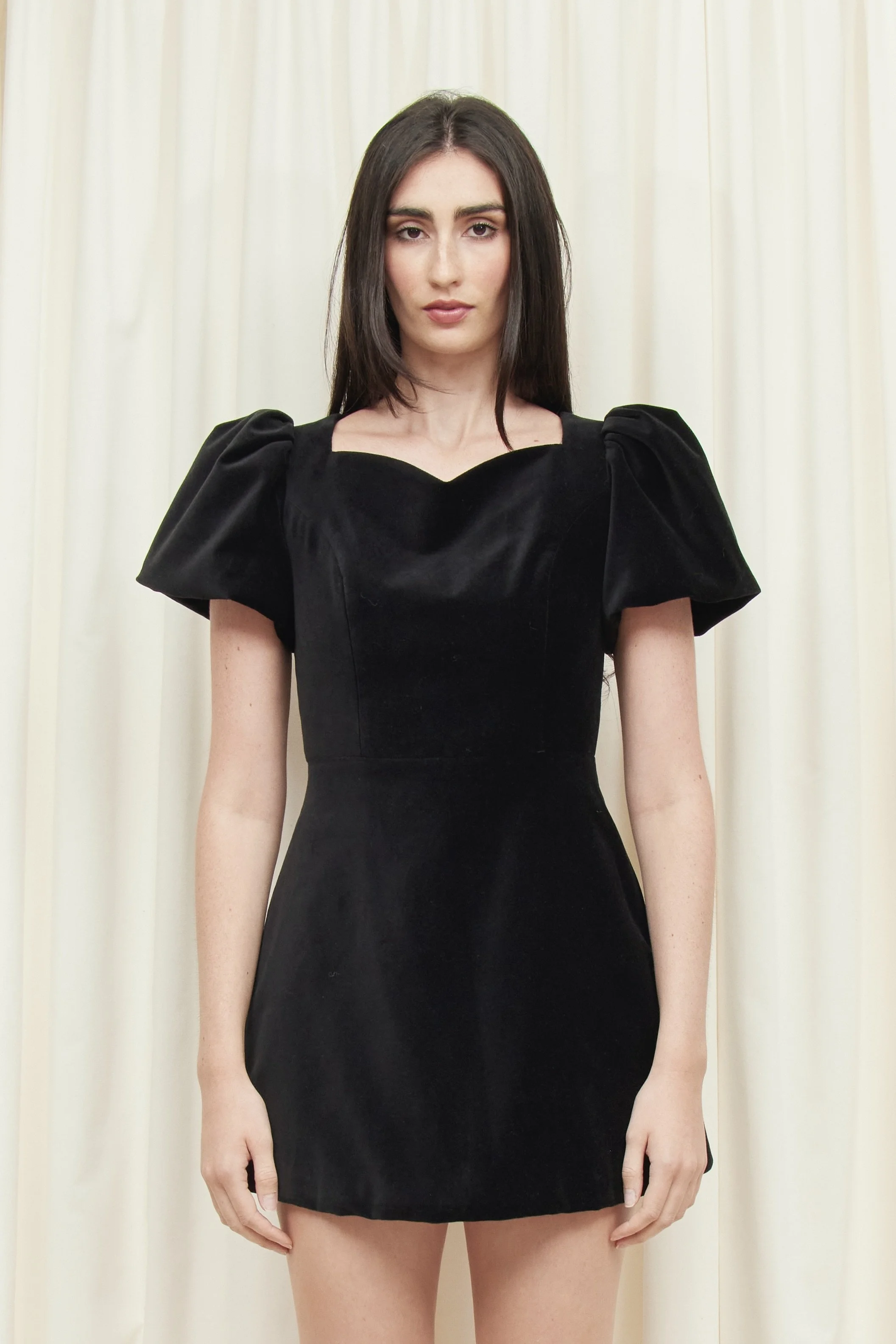 Dorris Puff Sleeve Gown — Tanner Fletcher